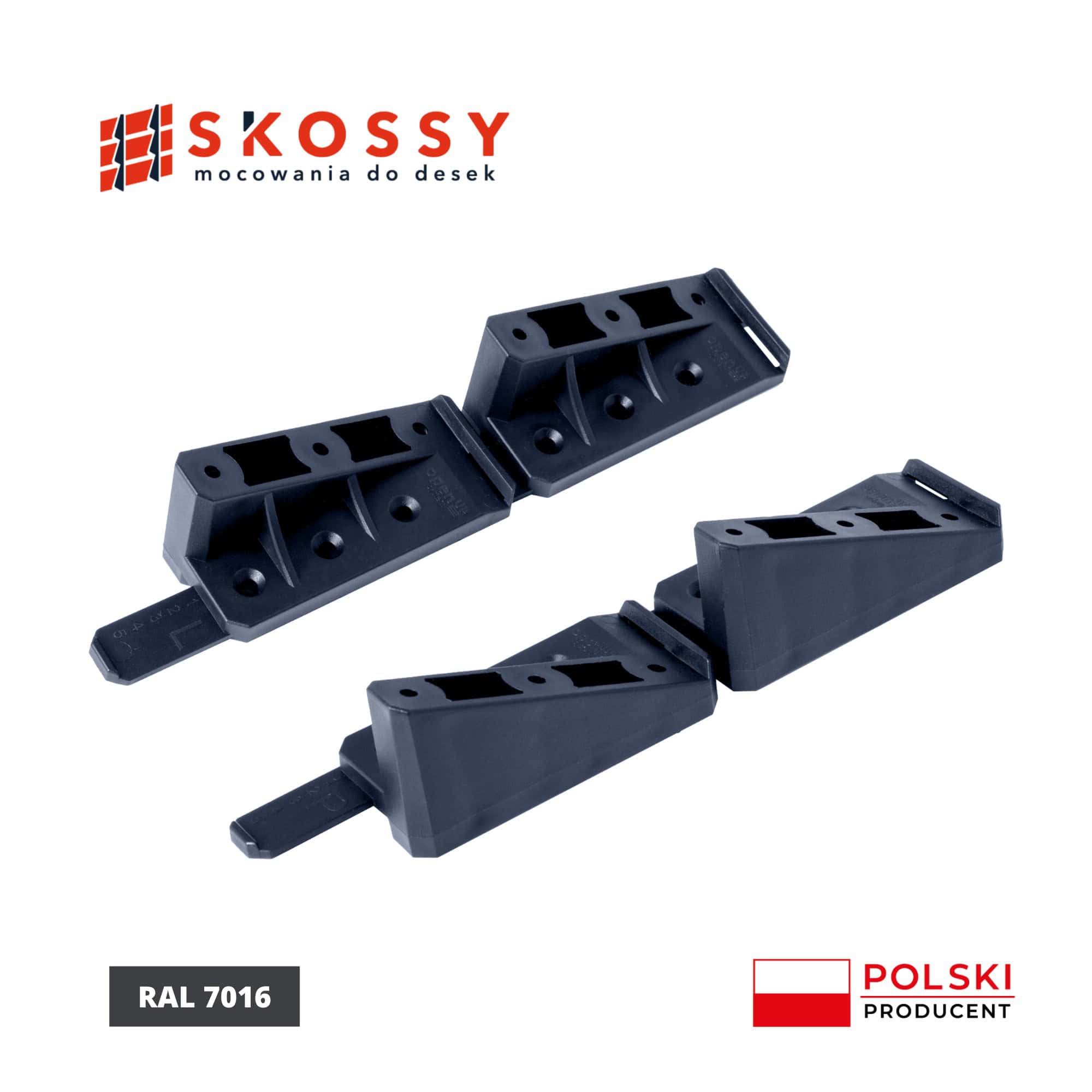 Mocowanie do desek do zabudowy żaluzjowej mocowanie do desek system Skossy