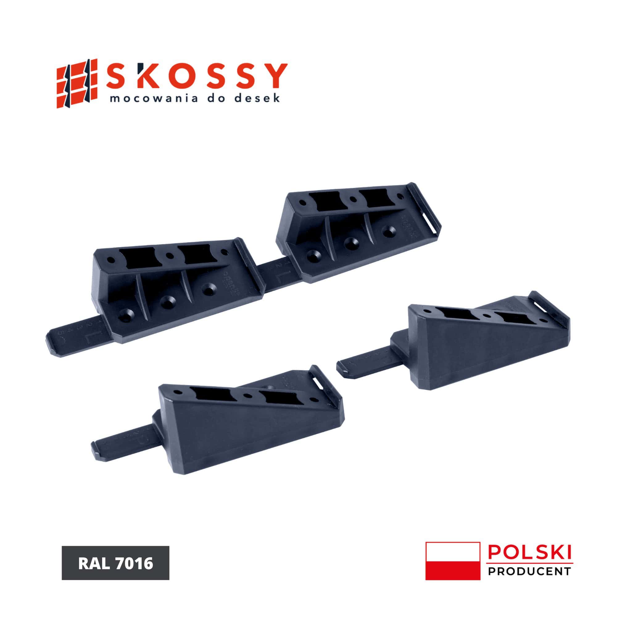 Mocowanie do desek do zabudowy żaluzjowej Skossy – mocowanie deski pod skosem mocowanie do desek system Skossy