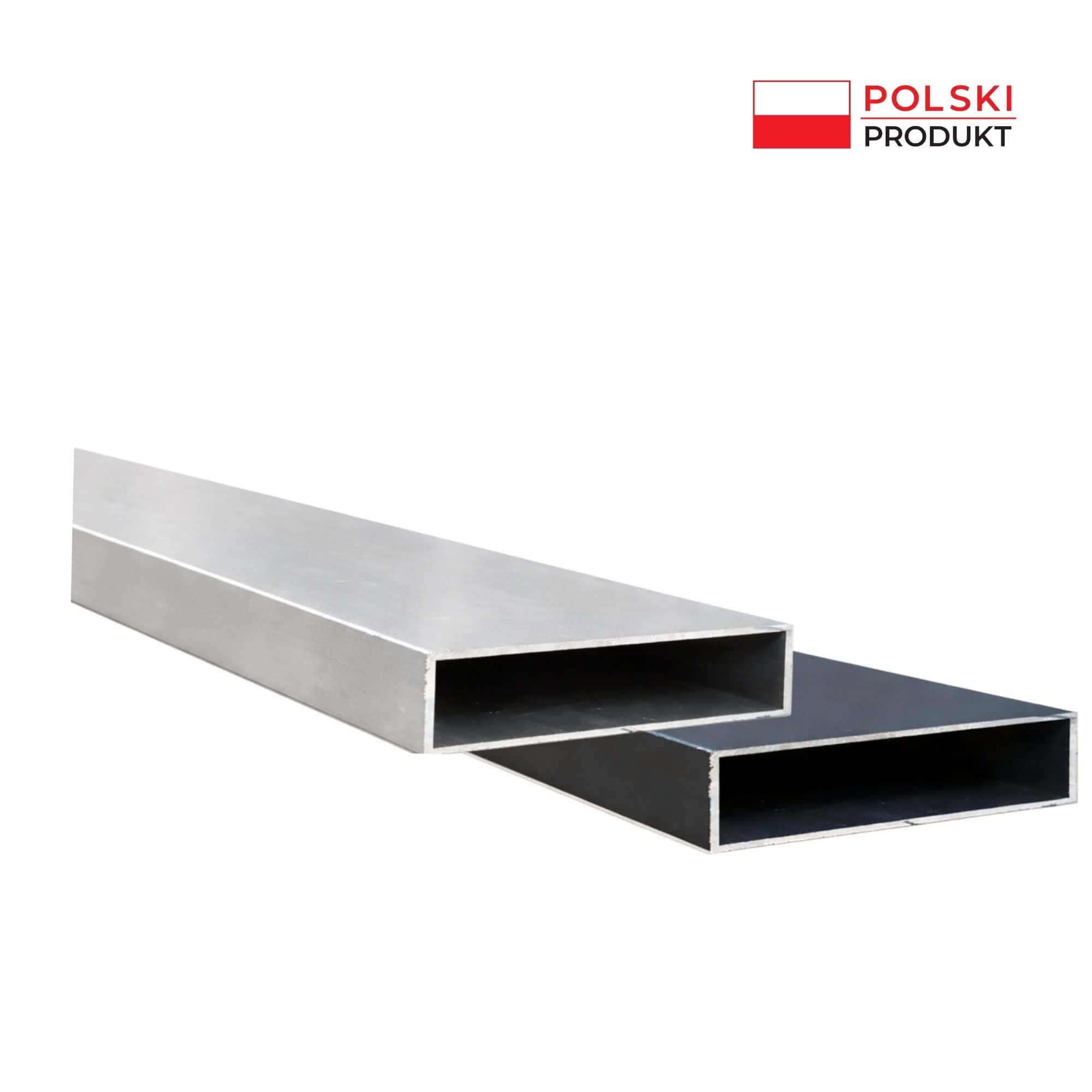 Belka Aluminiowa 100×20 malowana sama Profil aluminiowy 100x20x2 mm - trwaÅ‚y i lekki materiaÅ‚.