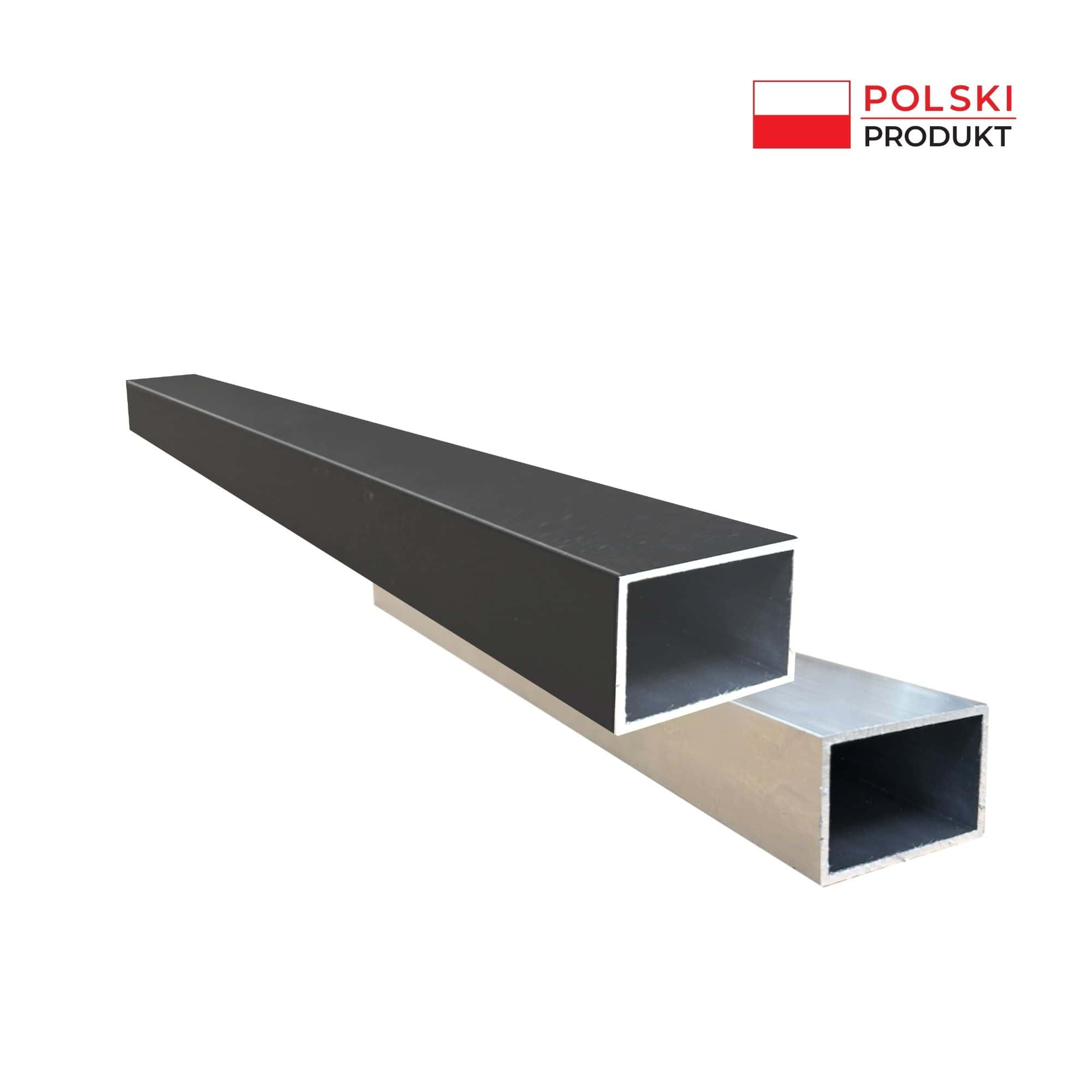 Belki Aluminiowa 60×40 oba wzory samo zdjÄ™cie (1) Profil aluminiowy 60 × 40 × 2 mm