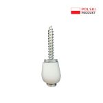 Polski produkt - śruba z izolacją do gniazdka elektrycznego.