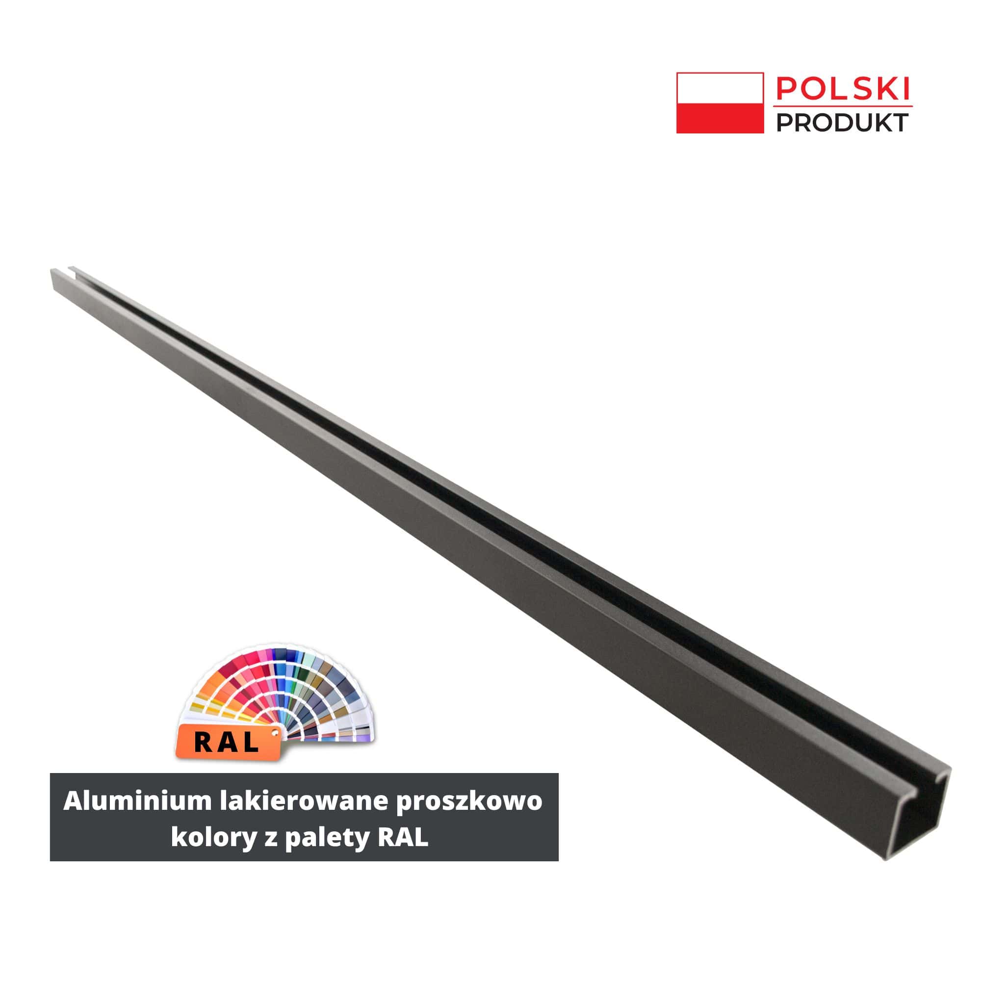 Szyna górna do przesuwnej zabudowy tarasu (4) Szyna górna do przesuwnej zabudowy tarasu 100–600 cm | NAiDO